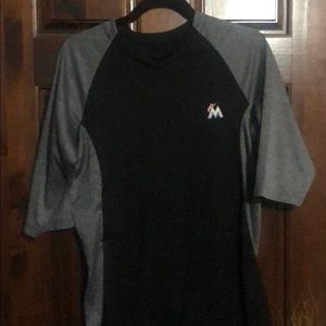 Miami Marlins Authentic warm-up Dryfit size M